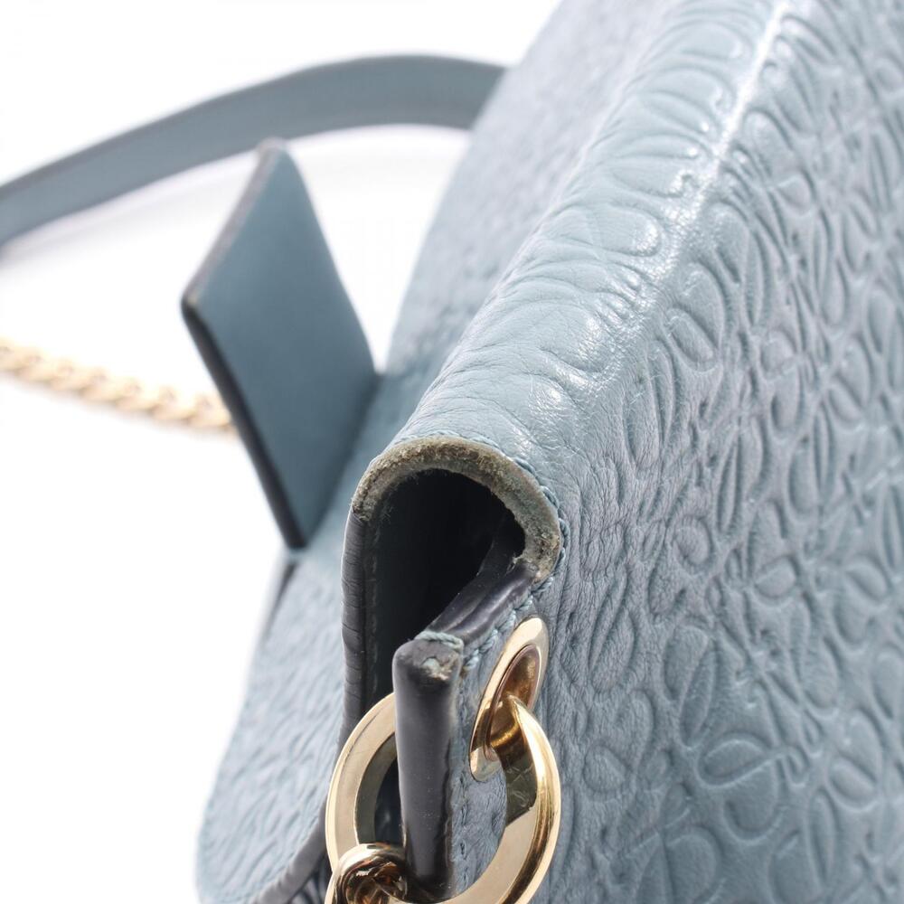 Loewe Avenue Blue Bag Leather Anagram Shoulder Repeat - Picture 4 of 7